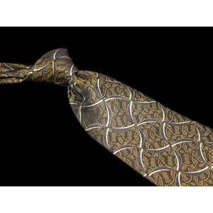 Robert Talbott Best of Class Green Gray Geometric 100% silk Men's Luxury Tie